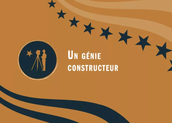 Ouverture du chapitre "Un génie constructeur", exposition les Américains à Saint-Nazaire pendant la Première Guerre mondiale.