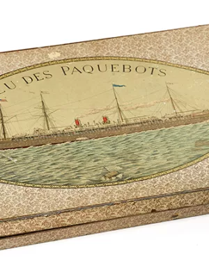 Jeu des paquebots édité au début des années 1900.