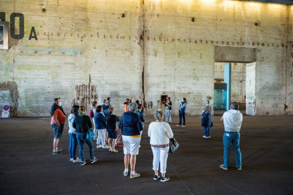 Visite "La base sous-marine : une forteresse dans la ville" lors des Journées européennes du patrimoine 2021.