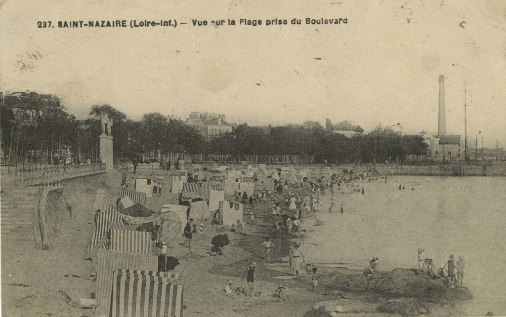 Carte postale sépia de François Chapeau, éditeur de cartes postales