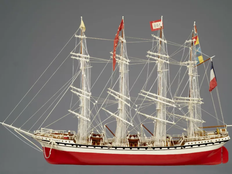Maquette du quatre-mâts cap-hornier Tarapacá