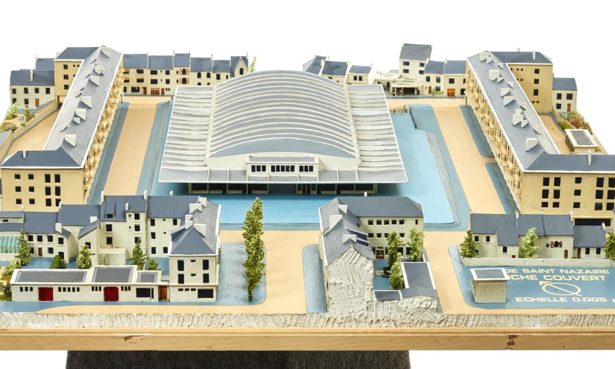 Maquette des halles de Saint-Nazaire.