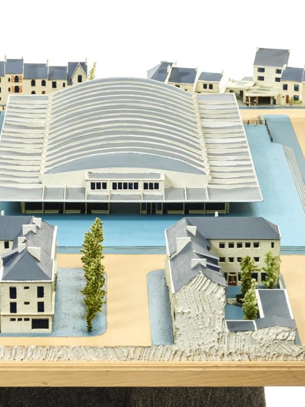 Maquette des halles de Saint-Nazaire.