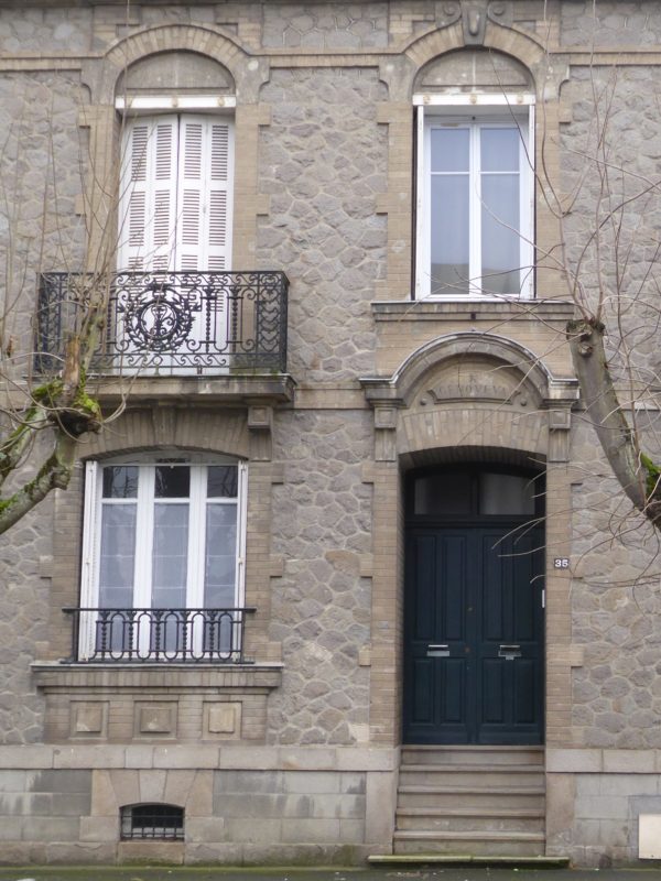 Façade d'une maison nazairienne. 