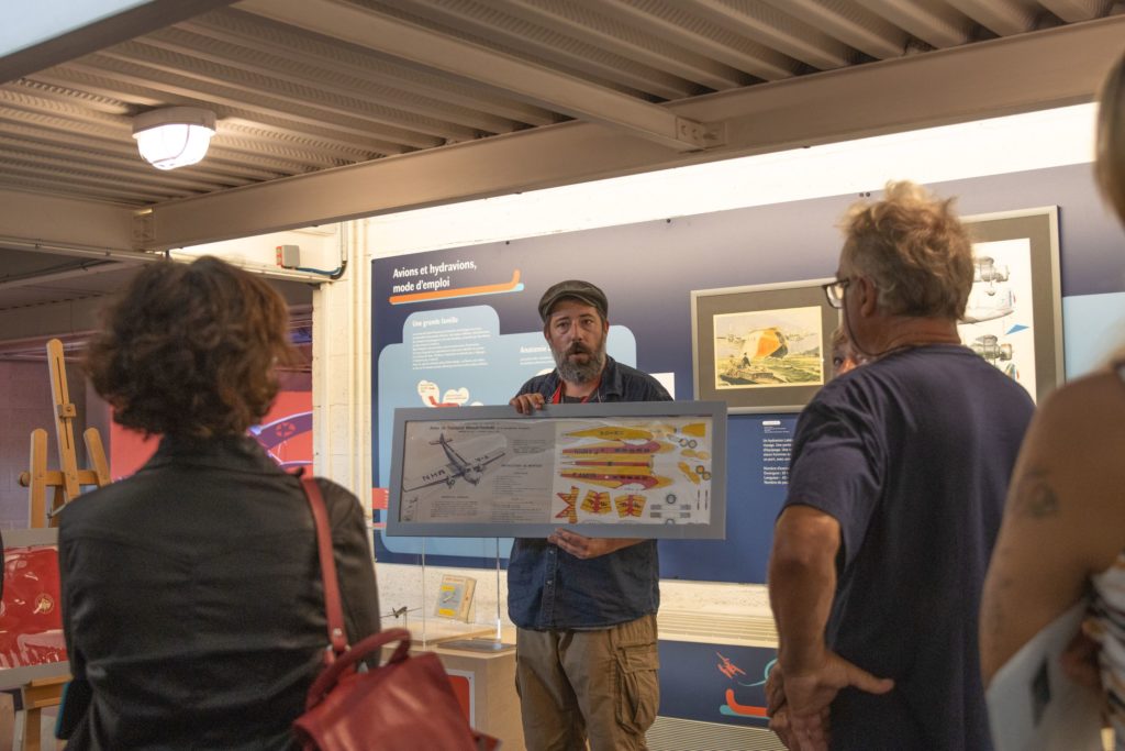 Visite "De l'océan aux nuages, quand les chantiers navals s'envolent" lors des JEP 2023.
