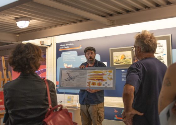 Visite "De l'océan aux nuages, quand les chantiers navals s'envolent" lors des JEP 2023.
