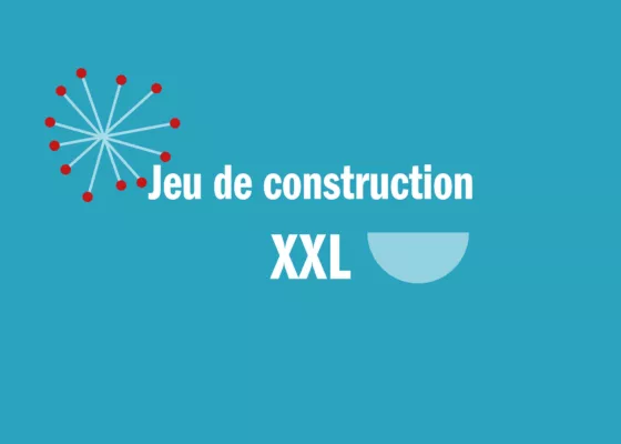 Création : Maelwenn Leduc. Saint-Nazaire Agglomération Tourisme / Adaptation : Claire Vimont Ouverture du chapitre « Jeu de construction XXL », exposition photographique « Le paquebot France (1962), un géant né à Saint-Nazaire ».