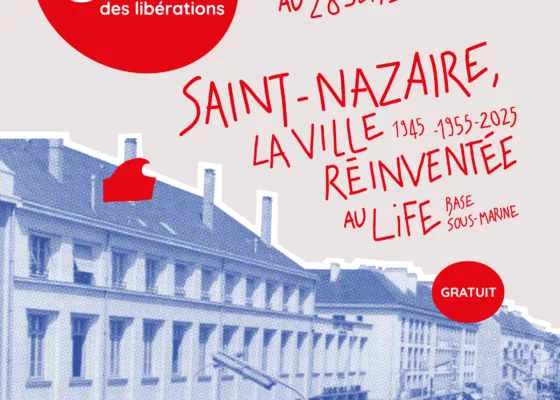 Saint-Nazaire Agglomération - Création © Vupar - Images : Archives de Saint-Nazaire, 3Fi/8/29 L'Hôtel des postes, avenue de la République, Saint-Nazaire, 1957