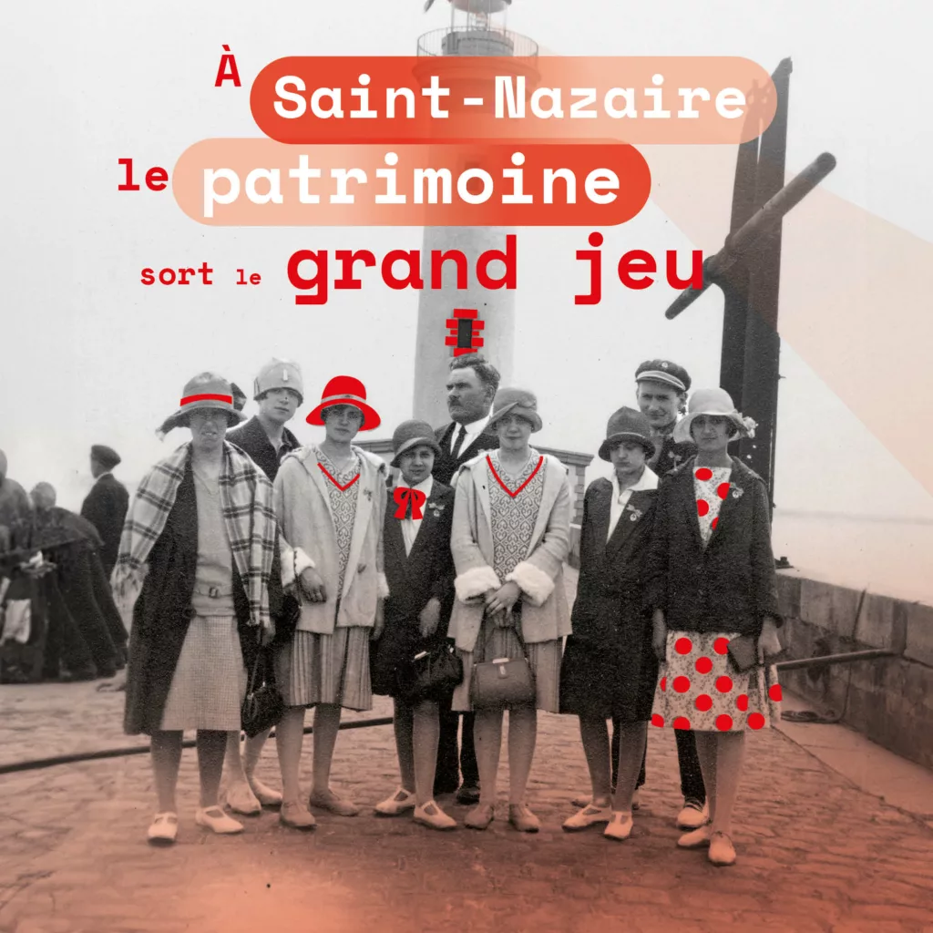 Création graphique : Thibaut Dabin. Photographe : inconnu. Collection Saint-Nazaire Agglomération Tourisme - Écomusée