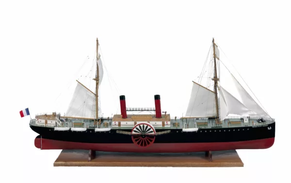 Maquette d'exposition du paquebot Impératrice Eugénie (1865)
