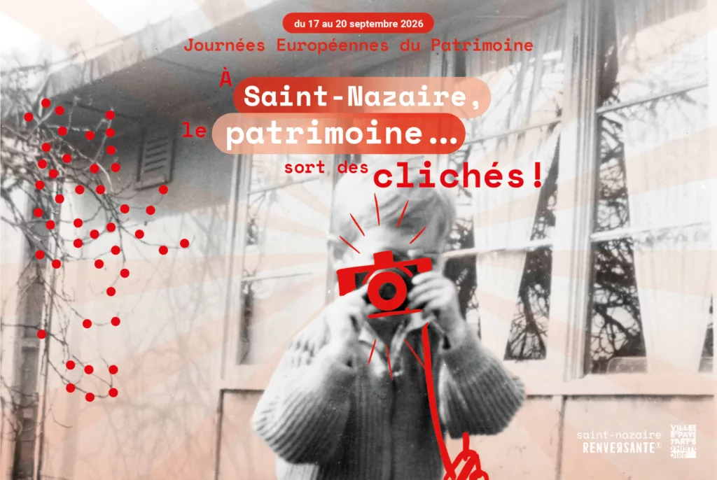 Création graphique : Grégoire Chauveau. Photographe : inconnu. Collection particulière Yves Guelou. Cliché Saint-Nazaire Agglomération Tourisme - Écomusée.